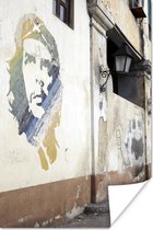 Poster Che Guevara-muurschildering - 20x30 cm