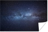 Melkweg in het zonnestelsel poster papier 120x80 cm - Foto print op Poster (wanddecoratie woonkamer / slaapkamer)
