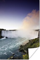 Poster Kleurrijke omgeving van de Niagarawatervallen - 120x180 cm XXL