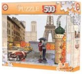 W&o Puzzel Parijs 26,5 X 23 Cm Karton 500 Stukjes