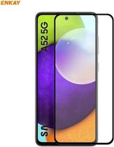 Voor Samsung Galaxy A52 5G ENKAY Hat-Prince Volledige lijm 0.26mm 9H 2.5D Gehard glas Volledige dekking Film