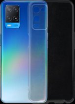 Voor OPPO A54 0,75 mm ultradunne transparante TPU zachte beschermhoes