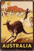 Retro Muur Decoratie uit Metaal Australië 17