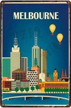 Retro Muur Decoratie uit Metaal Australië 12