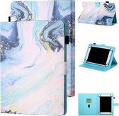 Voor 8 inch tablet universele gekleurde tekening stiksels horizontale flip lederen tas met houder & kaartsleuf (drijfzand)