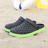 Stel zachte en comfortabele ademende schoenen met gaten (kleur: grijsgroen maat: 43)