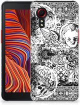 Telefoon Hoesje Geschikt voor Samsung Xcover 5 Enterprise Edition | Geschikt voor Samsung Galaxy Xcover 5 Silicone Back Case Skulls Angel