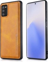 Voor Samsung Galaxy Note20 Ultra Diaobaolee schokbestendig PU + TPU beschermhoes (geel)
