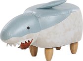 Beliani SHARK - Hocker - blauw - polyester