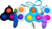 Ultrasativa® - Forfait Fidget - Paquet porte-clés - Fidget Toys - Pop It Fidget Spinner - Simple Dimple - Triple Dimple - Dernière Trend TikTok