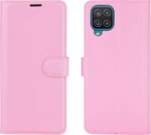 Mobigear Classic Bookcase voor de Samsung Galaxy A12 / M12 - Roze
