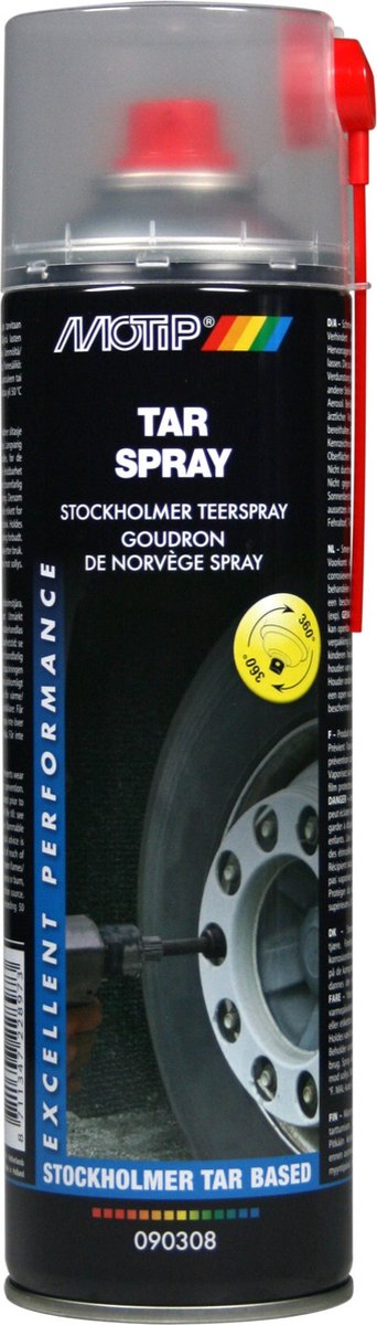 MoTip Stockholmer Bruin Teerspray 500ml Spuitbus