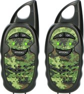 Alecto FR05CAMO - Walkie Talkie voor kinderen en volwassenen - Set van 2 stuks - Bereik tot 3 km - Camouflage