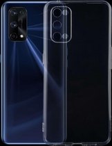 Voor OPPO Realme X7 Pro 0,75 mm Ultradunne transparante TPU zachte beschermhoes