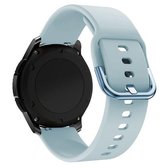 22mm voor Huawei horloge GT2e / GT / GT2 46mm kleur gesp siliconen horlogeband (lichtblauw)