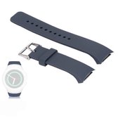 Effen kleur polsband horlogeband voor Galaxy Gear S2 R720 (grijs)