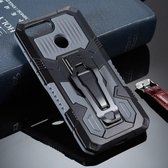 Voor Geschikt voor Xiaomi Redmi 6 Armor Warrior schokbestendige pc + TPU beschermhoes (grijs)