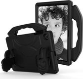 Voor Huawei MediaPad T10S 10.1 / T10 9.7 EVA Materiaal Kinderen Platte Anti Falling Cover Beschermende Shell Met Duimbeugel (Zwart)