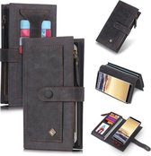 Voor Galaxy Note 9 POLA Multifunctionele Mode Magnetische Horizontale Flip Leren Case met Kaartsleuven & Portemonnee & Fotolijst & Houder (Zwart)