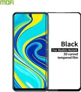 Voor Geschikt voor Xiaomi Redmi Note 9 / 10X 4G MOFI 9H 3D explosieveilige gebogen scherm gehard glasfilm (zwart)