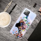 Voor Huawei Nova 8 SE schokbestendig geverfd transparant TPU beschermhoes (Oiran Girl)