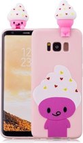 Voor Galaxy S8 schokbestendige Cartoon TPU beschermhoes (ijs)