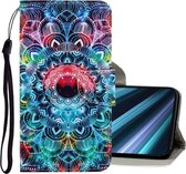 Voor Sony Xperia XZ4 3D Gekleurde Tekening Horizontale Flip PU Lederen Case met Houder & Kaartsleuven & Portemonnee (Mandala)