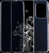 Voor Galaxy S20 Ultra Volledige dekking TPU transparante mobiele telefoonhoes