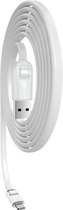 JOYROOM MS-1030M1 Creative Series 1m 3A USB naar 8-pins datasynchronisatie-oplaadkabel (wit)