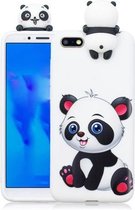 Voor Huawei Y5 (2018) schokbestendig Cartoon TPU beschermhoes (Panda)