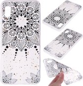 Cartoon patroon goudfolie stijl Dropping Glue TPU zachte beschermhoes voor Galaxy A10e (Datura)