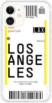 Voor iPhone 11 Boarding Pass Series TPU telefoon beschermhoes (Losangeles)