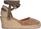 Unisa Candida Espadrilles - Met Sleehak - Dames - Taupe - Maat 41