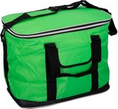 Grote koeltas groen 42 x 26 x 34 cm 30 liter - Koeltassen