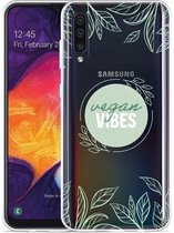 Galaxy A50 Hoesje Vegan Vibes - Designed by Cazy
