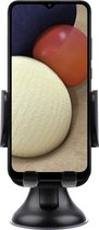 Shop4 - Samsung Galaxy A02s Autohouder Instelbare Raamhouder Zwart