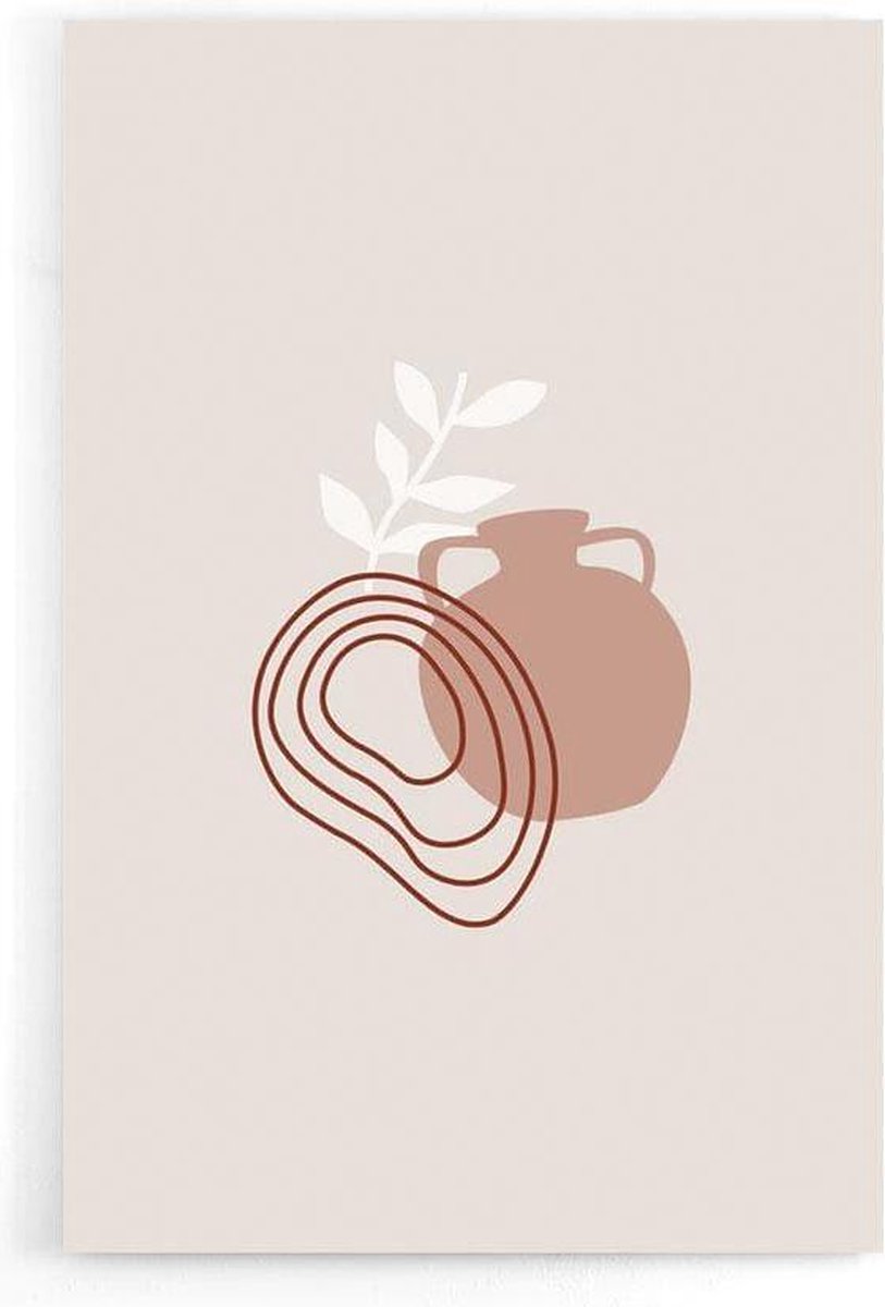 Walljar - Abstract Jar - Muurdecoratie - Poster