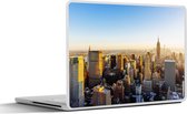 Laptop sticker - 11.6 inch - New York - Zon - Skyline - 30x21cm - Laptopstickers - Laptop skin - Cover