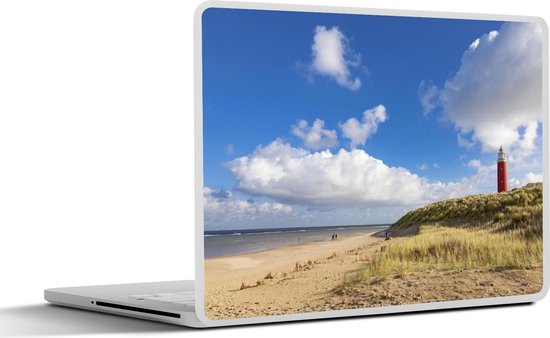 Laptop sticker - 15.6 inch - Strand - Natuur - Vuurtoren - SleevesAndCases