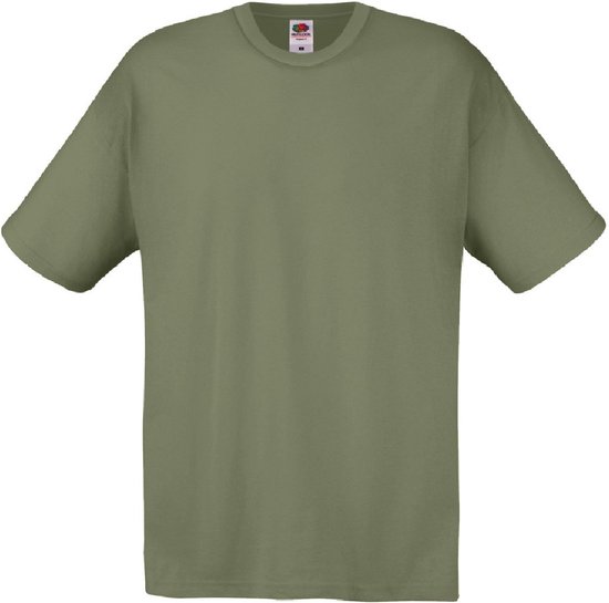 Fruit Of The Loom Heren Screen Stars Origineel Vol Cut T-shirt met korte mouwen (Klassiek Olive)