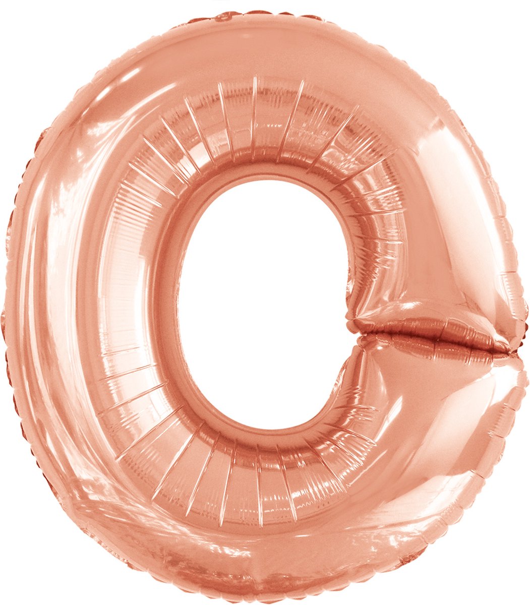Amscan Folieballon Letter O 98 X 87 Cm Roségoud