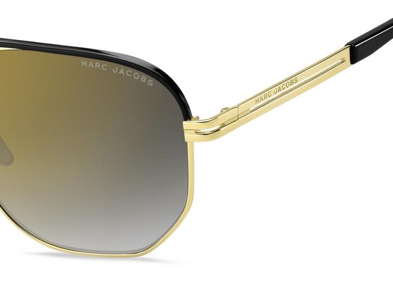 Marc Jacobs Zonnebril 469/s Heren Cat. 3 Vierkant Zwart/goud van Marc Jacobs — afbeelding 5