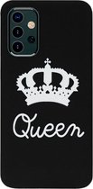 - ADEL Siliconen Back Cover Softcase Hoesje Geschikt voor Samsung Galaxy A32 - Queen