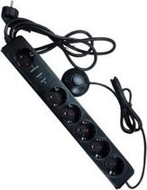 shiverpeaks basic-s stopcontactdoos 6-vak voetschouder
