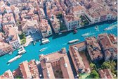 Eiland van Venetië en Venetiaanse lagune van boven - Foto op Tuinposter - 150 x 100 cm