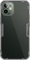 Voor iPhone 12 mini NILLKIN Nature TPU transparante zachte beschermhoes (grijs)