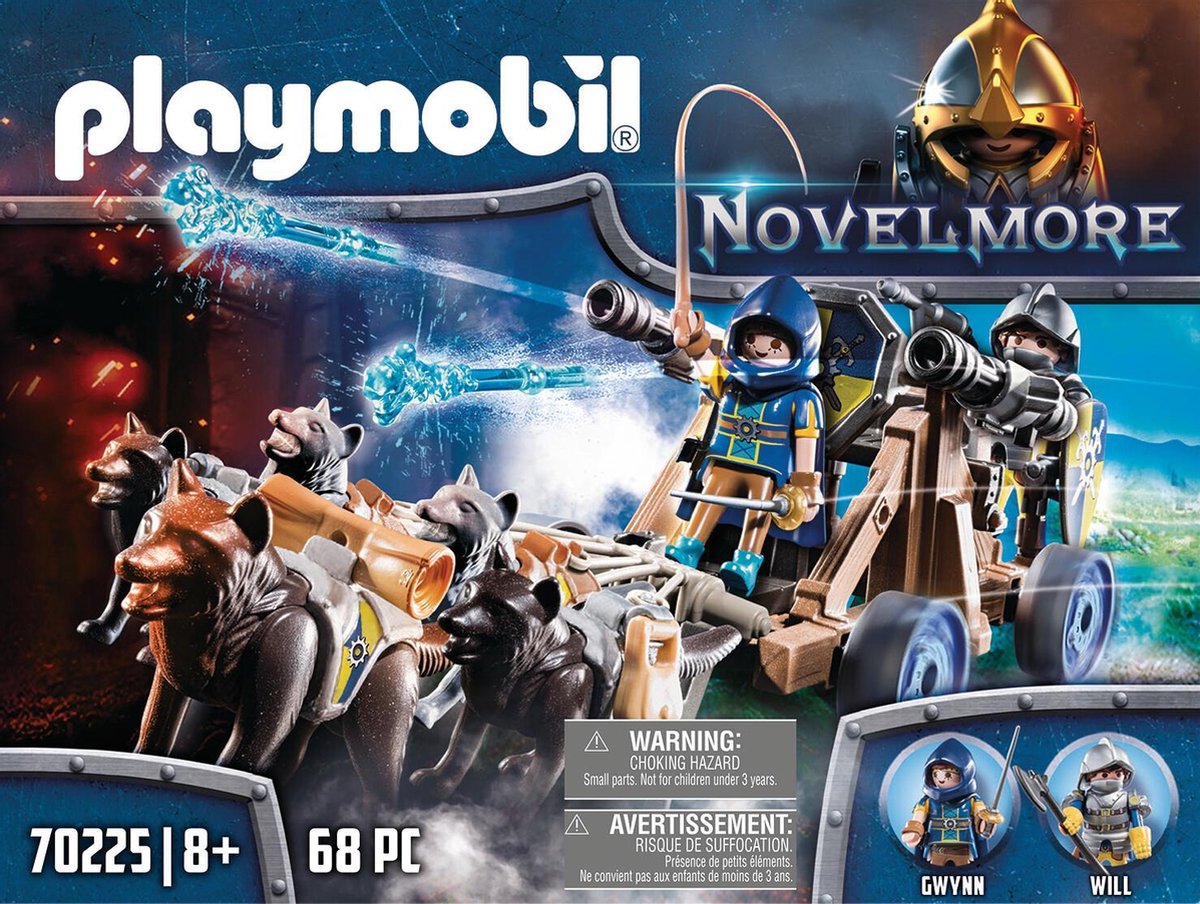 PLAYMOBIL Novelmore ridders met waterkanon en wolven - 70225 | bol