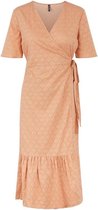 Pctanna Ss Wrap Midi Dress Bc 17117306 Sandstone
