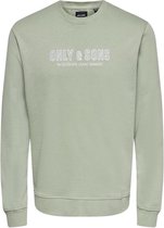 ONLY & SONS ONSALBERTO LIFE REG LOGO CREW NECK SWEAT Heren Trui  - Maat XXL