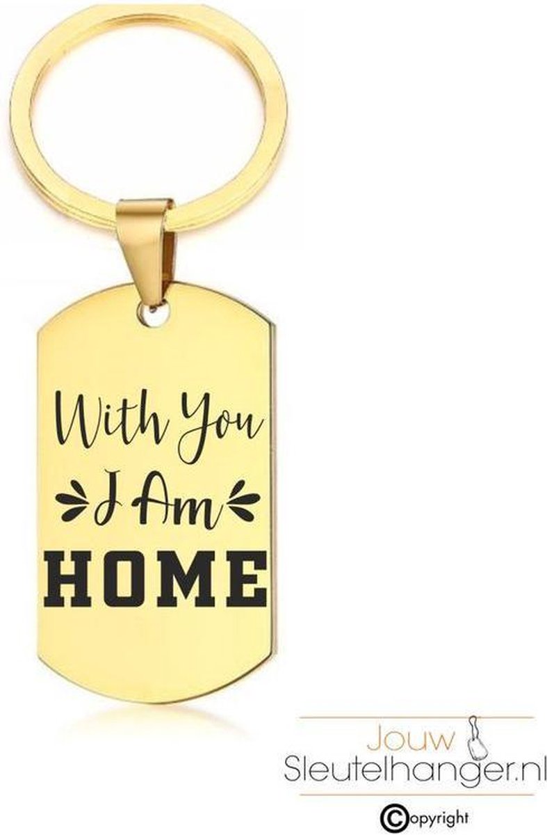 Sleutelhanger RVS - Our Love Is Magic - Valentijn / Liefde Kado